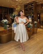 The classy embroided bow set